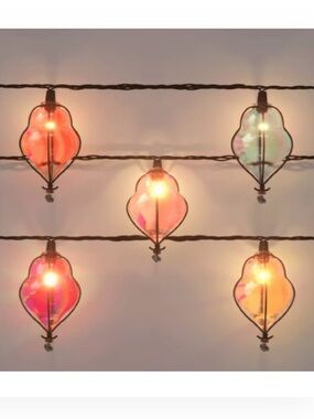 Opalhouse Multi-Colored Mini Teardrop Patio Lights